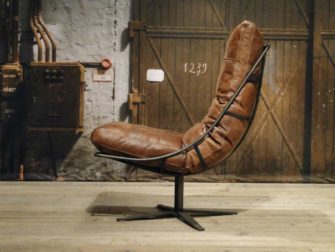 Maak los Overtekenen Haas Bruno fauteuil van leer of stof met zeer comfortabele zit |  RobuusteTafels.be
